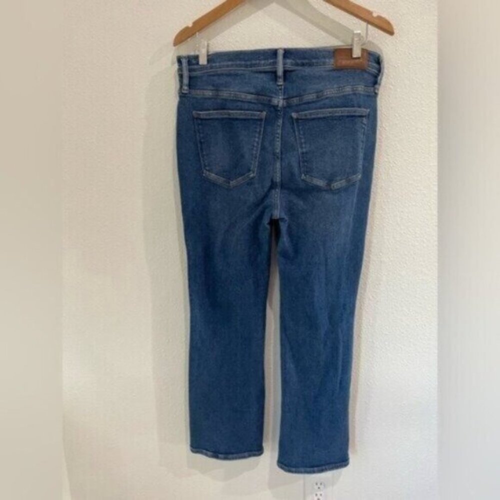 Madewell High Rise Cali Demi Boot Jeans Preppy Contemporary Stretch Mini Flare - Picture 8 of 10